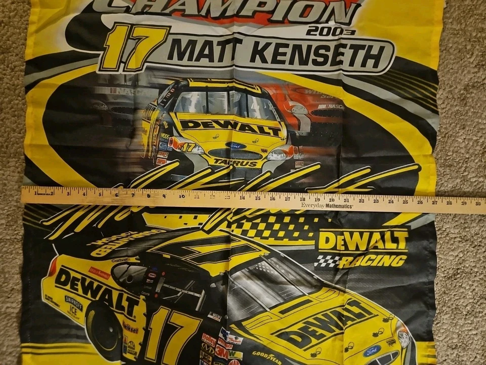 Matt Kenseth 2003 Winston Cup Championship Flag - Image 4 of 4