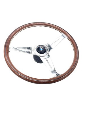 BMW 3 Series E9 E3 NARDI Wood Steering Wheel With Boss Kit 390mm 15.35''