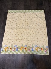 Disney Winnie The Pooh Baby Blanket Quilt Handmade Tigger Gingham Crib Size