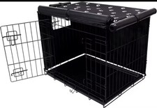 Dog Crate Cover 48 Inch, Large Dog Kennel Cover for Cages With1 2 3 Doors, Water