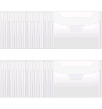 6.5" x 5.5" Plastic Protective Envelopes 25 Count