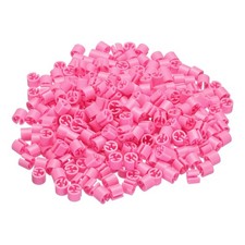 300 Pcs Pink Clothes Hanger Markers Blank Tags Fit 3.5mm Rod