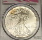 1993 PCGS GEM UNC WTC Ground Zero Recovery 9-11-01 Silver Eagle 25 yrs ago