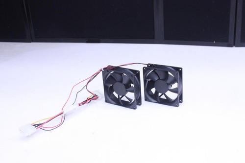 LOT OF 2  TOP MOTOR DF128025SH FANS Muffin Cooling DC 12V  12VDC  SKU 223920