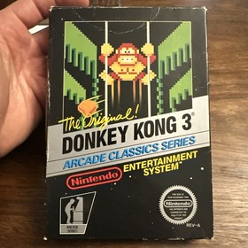 Donkey Kong 3 (Nintendo NES) Complete CIB - Tested - Authentic