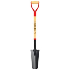HIGHLIGHT 45-Inch Spade Shovel for Digging, Heavy Duty Transplanting Drain ...