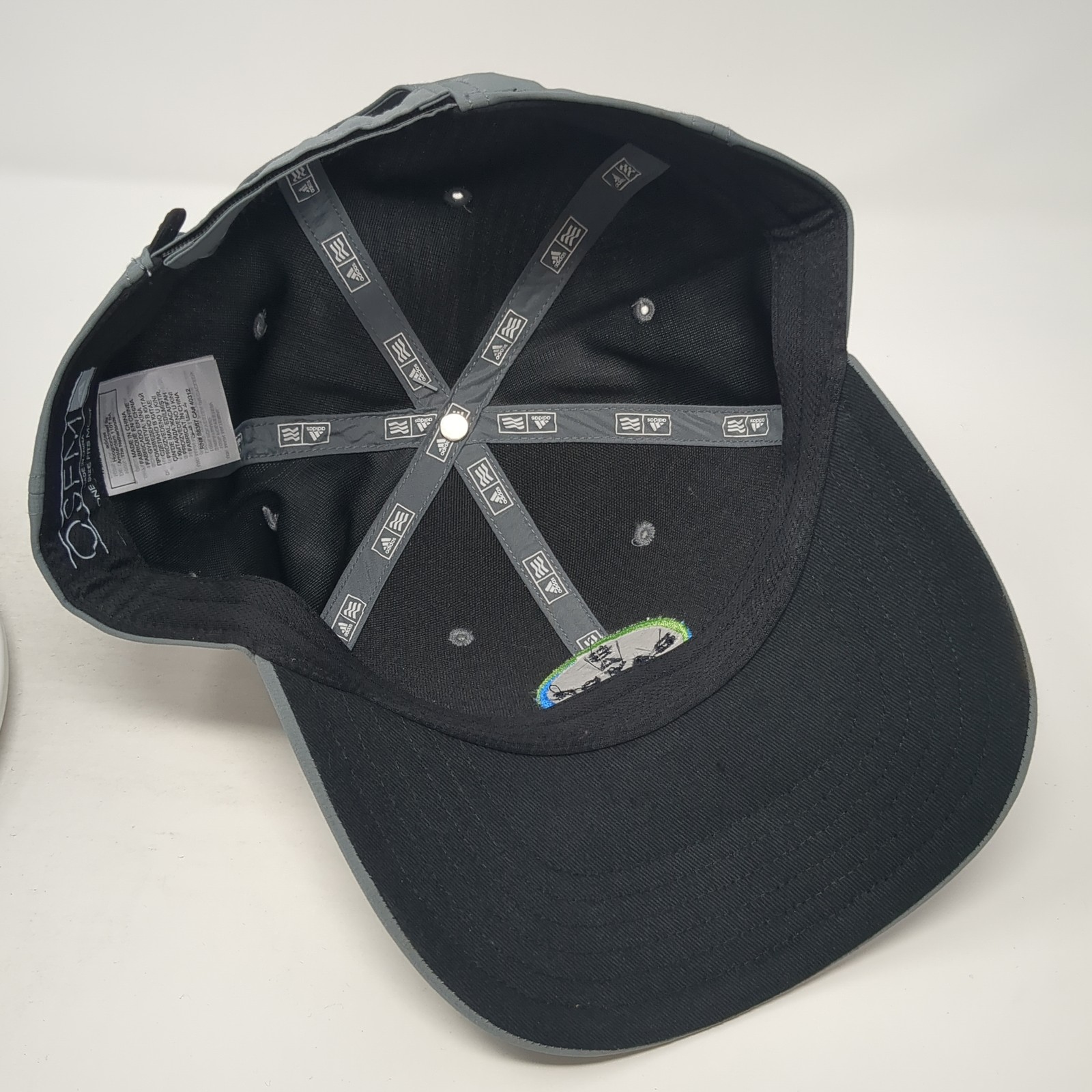 Bayer Strapback Baseball Cap Gray One Size Adjust… - image 8