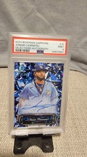 Junior Caminero RC - 2024 Bowman Chrome Sapphire Selections AUTO 19/50 PSA 9