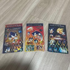 SEGA SONIC 1993 Sticker 3-piece set