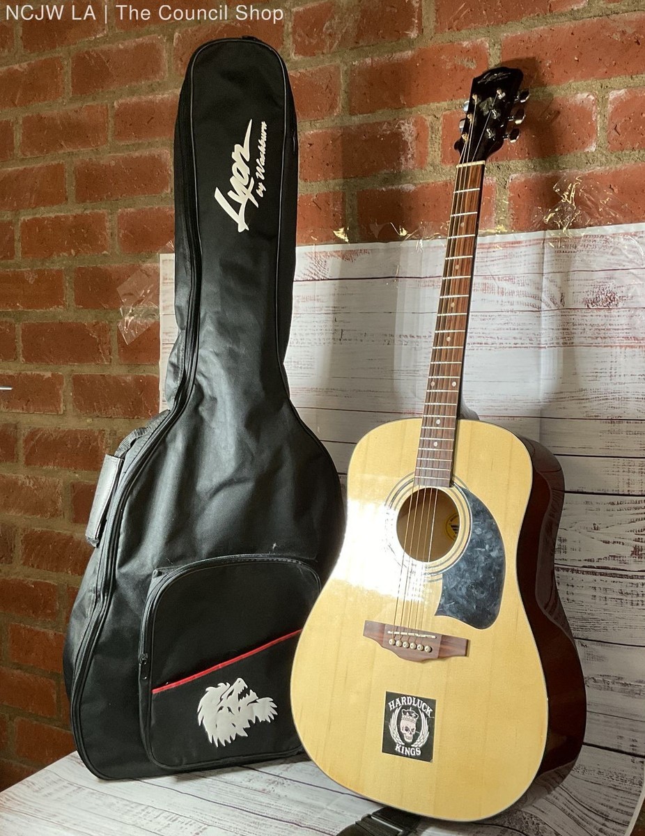 GEORGE WASHBURN LYON L1GPAK Acoustic Guitar with Soft Case | eBay