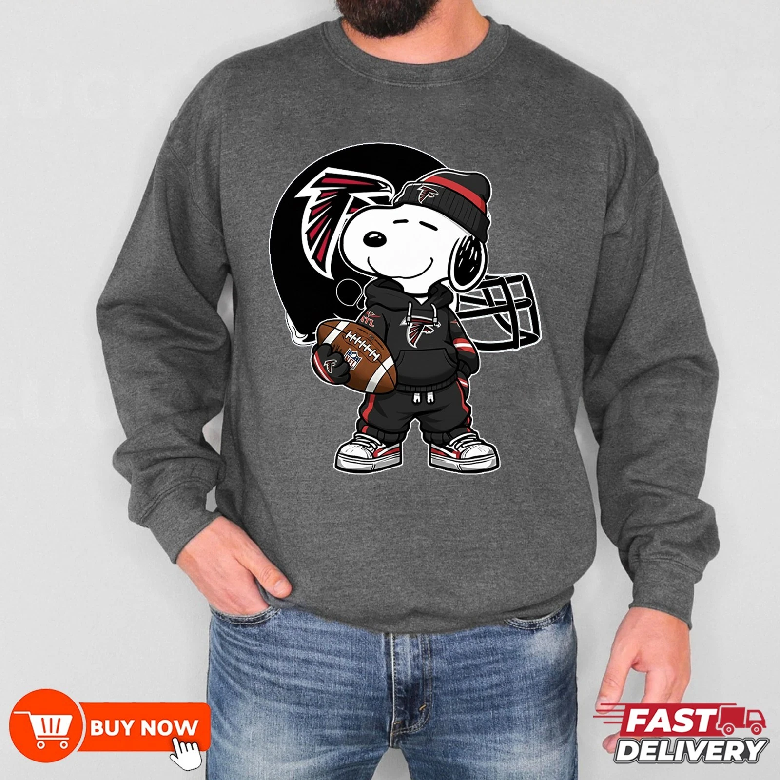 Atlanta Falcons Football Sweatshirt