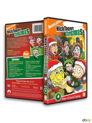 NickToons Christmas Vol 4 Tales of Good Tidings DVD Spongebob Rugrats Fairly Odd
