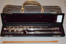   Yamaha Nippon Gakki Japan YFL-63 Silver Professional Flute w/Case  