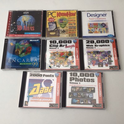 Microsoft Encarta 99 Atlas und Bundle PC CD-Roms Englische Edition Windows 95