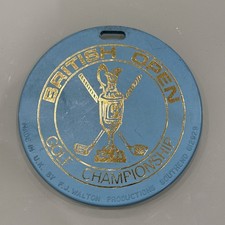 109th British Open Championship Muirfield Scotland 1980 Golf Bag Tag