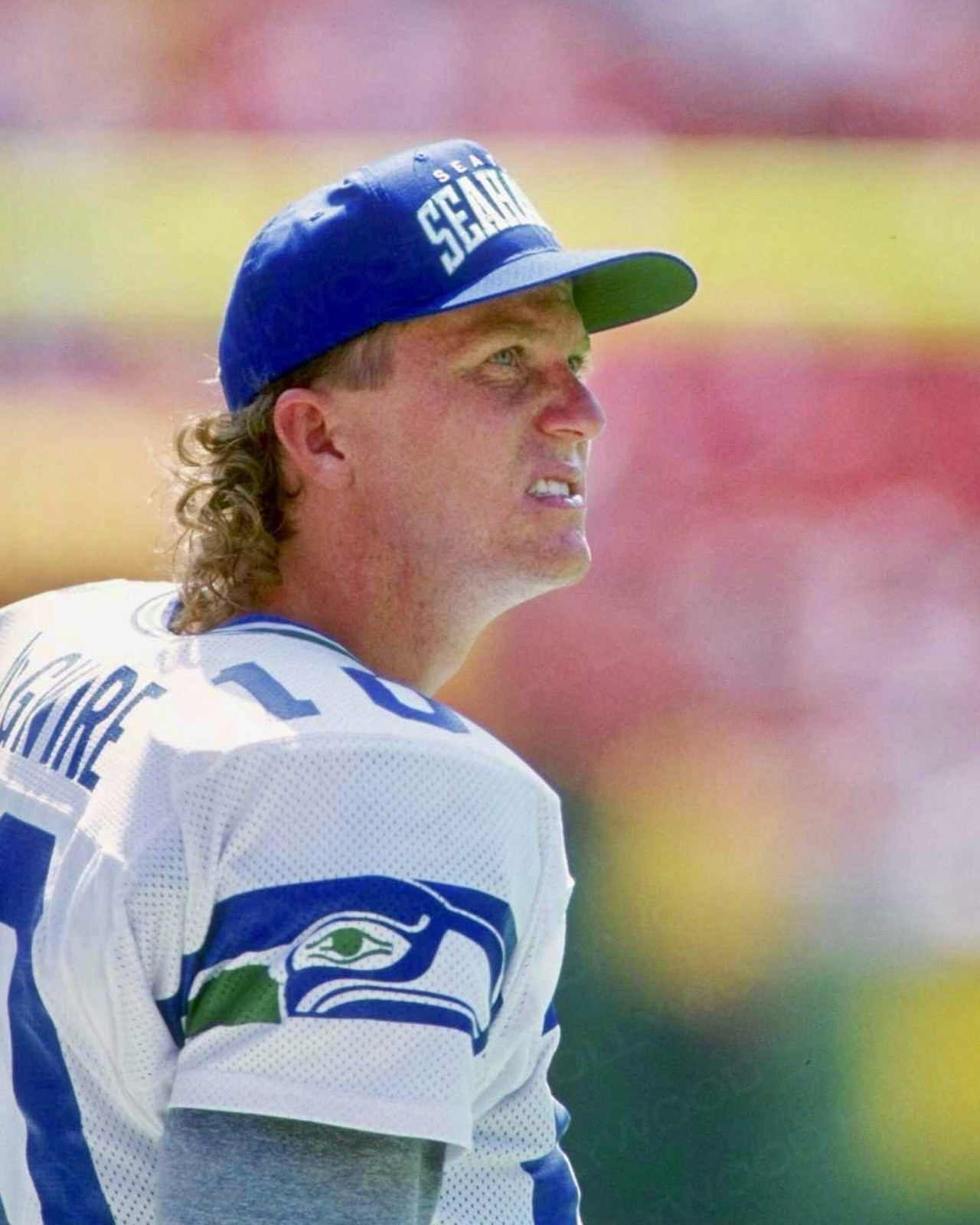 DAN MCGWIRE 8x10 PHOTO #4 SEATTLE SEAHAWKS WM