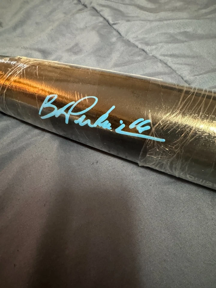 BLAKE PERKINS Signed Louisville Slugger Black Bat (JSA)  Milwaukee Brewers - Image 3 of 4
