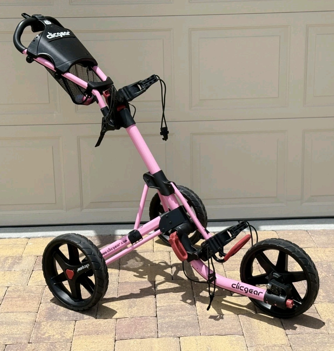clicgear ゴルフカート 黒/ピンク Clicgear Model 4.0 Golf Push Cart