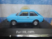 Fiat 133L 1977 Blau Oldtimer Modelauto 1/43 *Neu* Ca. 8Cm