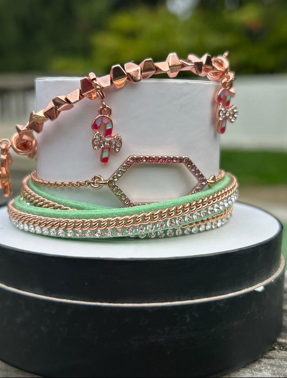 Bomb Party Retro Candy Cane Stack - image 1