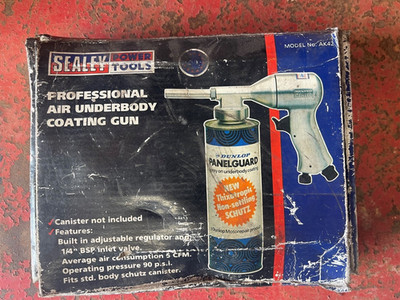 AK42 Air Operated Underbody Coating Gun Sealey