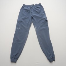 Under Armour Boys Youth Athletic Jogger Pants Size YXL XL Blue Pull On Cargo