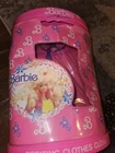 Vintage Barbie Rotating Clothes Closet With 5 Barbies