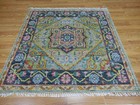 Bohemian Rug, Oushak Turkish Ushak Rug,Contemporary Design Rug 4.1x4.3 Ft — photo 3