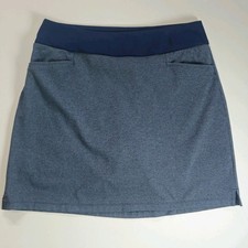Adidas Golf Skort Womens Size ML Navy Blue Outdoor Pickleball Preppy Activewear