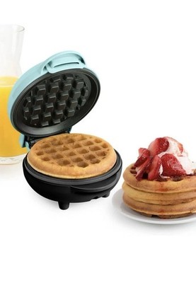 Nostalgie Mini Waffeleisen Antihaftbeschichtet Leicht Reinig Gesund Backen Snacks