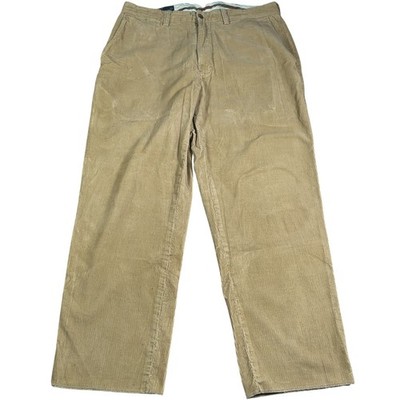Ralph Lauren Prospect Cordhose Herren 34 W 26 L Beige Cropped Baumwolle Preppy