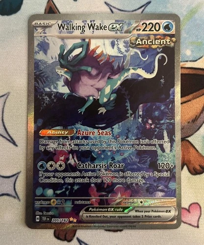 Pokémon TCG Walking Wake EX Special Illustration Rare Temporal Forces 205/162