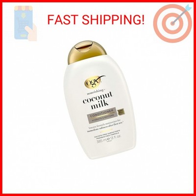 OGX Nourishing + Coconut Milk Conditioner, Hydrating & Restoring Conditioner Moi