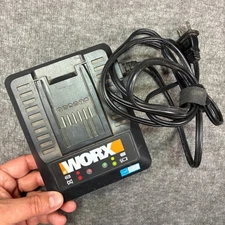 WORX WA3840 18V 20V Lithium-Ion Battery Charger Black Tested Good