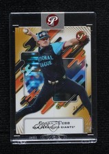2025 Topps Pristine Gold Pristine Pulsar Refractor 21/50 Logan Webb #275 16wc