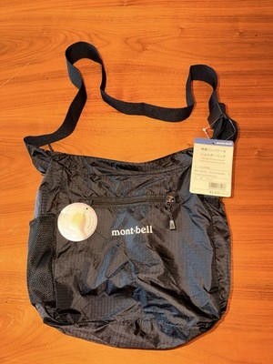 NWT Montbell Pocketable Light Shoulder Bag Small Black SOLD OUT, Hard to find