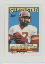 1988 Topps Super Star Sticker Back Cards ( 264) Doug Williams Curt Warner #1 fm0