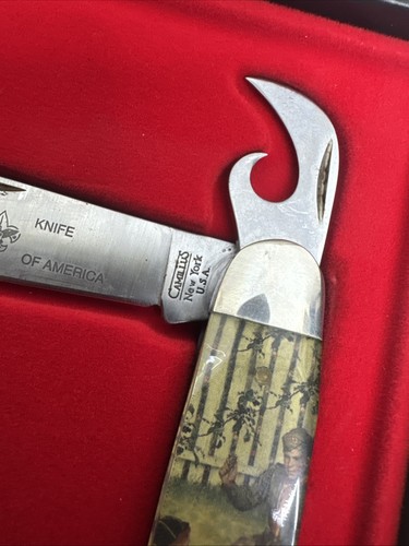 Coltello BSA Edizione Limitata Norman Rockwell Camillus "Adventure Trail" - Foto 6 di 10
