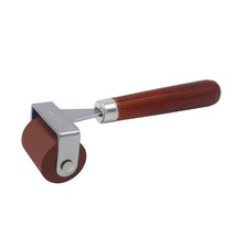 Rubber Brayer, Brayer Ink Roller, Soft Rubber Brayer Roller with Wooden Handle