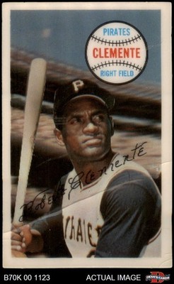 1970 Kellogg's #27 Roberto Clemente  Pirates HOF 2 - GOOD