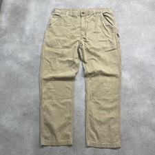 Carhartt Carpenter Trousers Mens 40" Workwear RelaxedFit  Pants, Beige