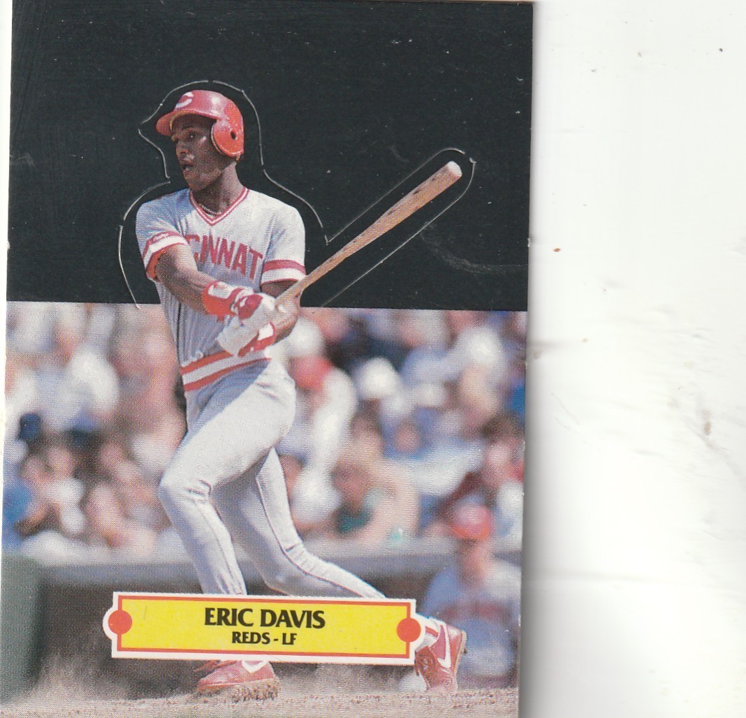 FREE SHIPPING-MINT-1987 Leaf Donruss All Star Pop Up Eric Davis REDS