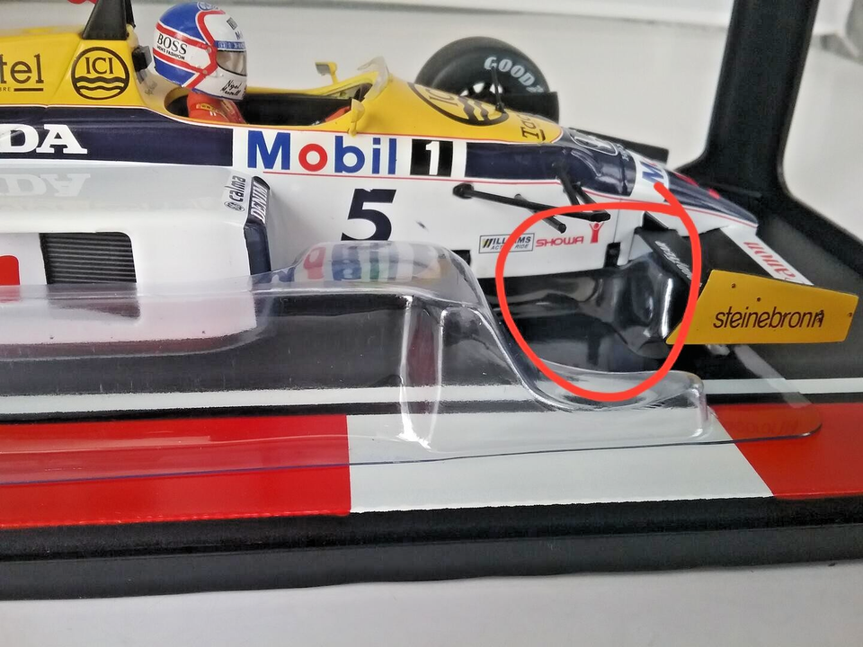 1:18 MCG Williams F1 FW11 #5 Winner British GP 1986 – Nigel Mansell MCG18627F
