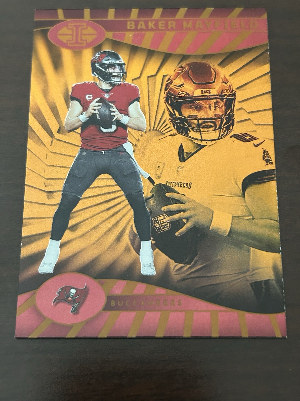 2024 Panini Illusions Baker Mayfield Red No. 84 #137/175 Color Match Tampa Bay