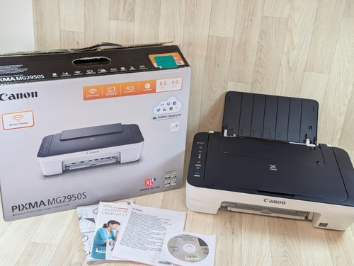 Canon Pixma MG2950S All-in-One Inkjet Printer Scanner Boxed With Manuals/ Cd