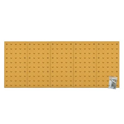 Sandbaggy ADA Compliant Warning Pad Set (Fasteners Included) - Truncated Domes