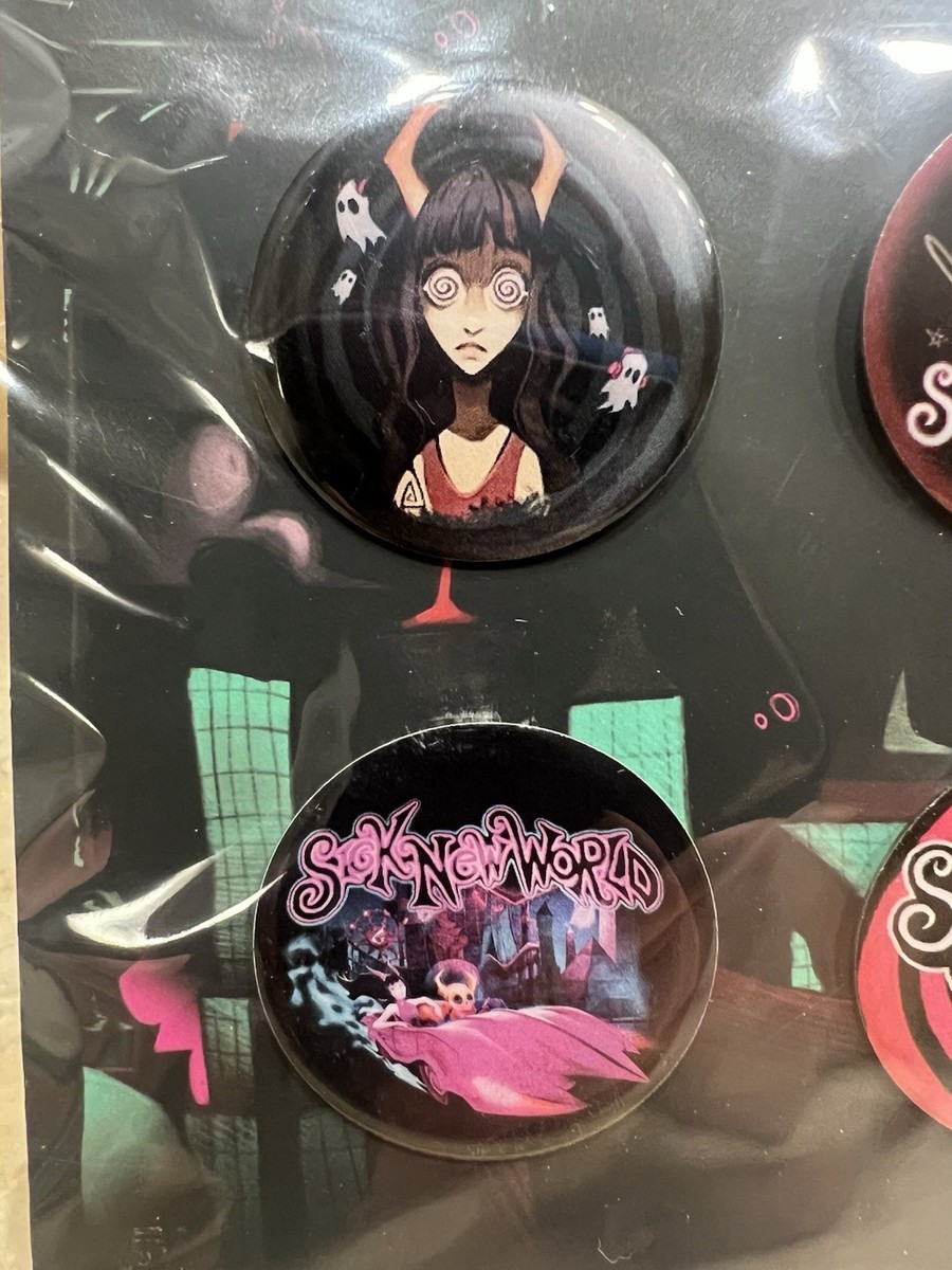 Sick New World 2026 Button Set Official Merch Korn System Of A