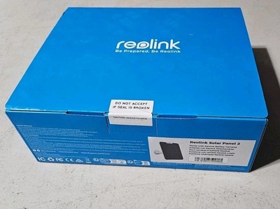 New Sealed Reolink Solar Panel 2 Non-Stop Solar Power All Battery Camera Outdoor