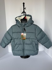 OZARK TRAIL BOYS/GIRLS SZ 2T PUFFER JACKET, HERITAGE BLUE, HOODED W/ZIPPER, NEW