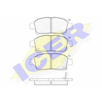 Icer BremsbeläGe Bremsbelegsatz Vorne System Akebono FüR Toyota Yaris